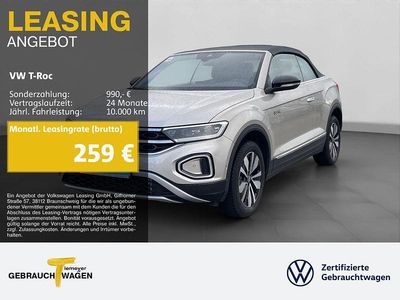 Gebraucht VW T-Roc Cabriolet Goal 116 PS (85 kW) 2025 Ivory silver metallic Cabrio
