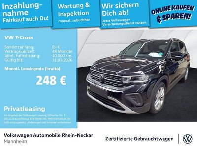 Deep black perleffekt Gebraucht 2025 VW T-Cross Goal SUV | 22.999 € (Guter Preis)