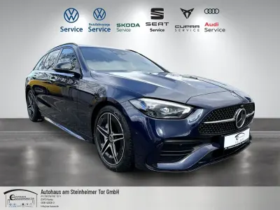 Gebraucht Mercedes C220 AMG line 220 PS (161 kW) 2022 Blau Limousine