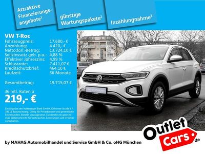 Gebraucht VW T-Roc Life 110 PS (80 kW) 2023 Weiß SUV
