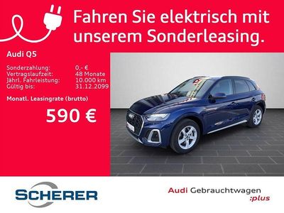 Gebraucht Audi Q5 Business 367 PS (269 kW) 2022 Navarrablau metallic (metallic) SUV