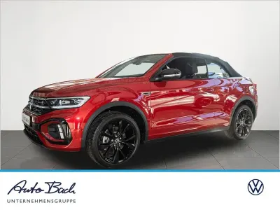 Gebraucht VW T-Roc Cabriolet R-line 150 PS (110 kW) 2025 Kings red metallic/schwarz Cabrio