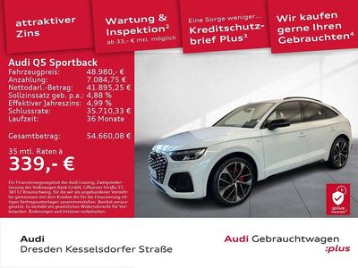 Gebraucht Audi Q5 Sportback Ambiente 265 PS (194 kW) 2024 Gletscherweiß metallic SUV