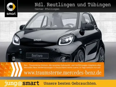 Brugt Smart ForTwo Electric Drive Passion 60 kW (82 HK) 2021 Sort Coupe