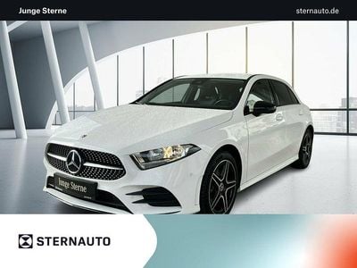 Gebraucht Mercedes A250 AMG line 218 PS (160 kW) 2022 Unilack polarweiß Limousine
