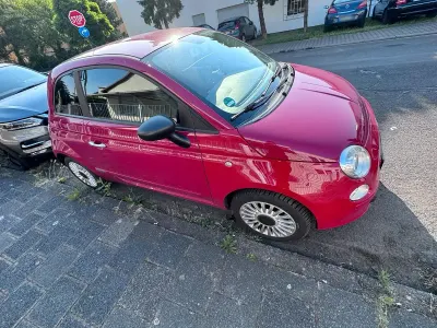 Gebraucht Fiat 500 65 PS (47 kW) 2009 Rot Cabrio