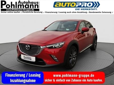 gebraucht Mazda CX-3 2.0 SKYACTIV-G 120 Sports-Line AHK HUD LED Rückfahrkamera Klimaautomatik Schaltwippen