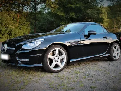 Gebraucht Mercedes SLK200 AMG line 184 PS (135 kW) 2012 Schwarz Cabrio