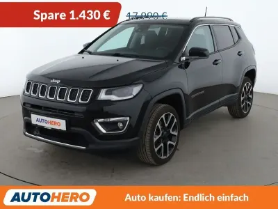 Gebraucht Jeep Compass Limited 170 PS (125 kW) 2018 Schwarz SUV