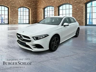 Gebraucht Mercedes A250 AMG line 218 PS (160 kW) 2022 Unilack polarweiß Limousine