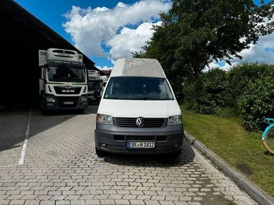 gebraucht VW T5 Hochdach 1.9 TDI Lang TÜV neu ideal zum Umbau für Camping