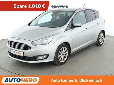 Grau Gebraucht 2018 Ford C-MAX Titanium Van / Kleinbus | 12.980 € (Fairer Preis)