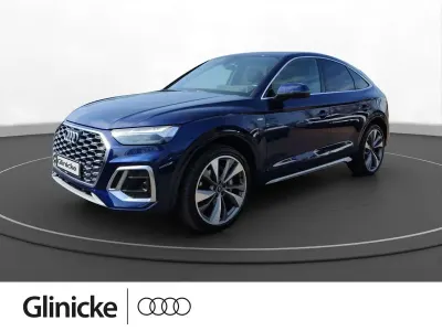 Gebraucht Audi Q5 S-Line 286 PS (210 kW) 2023 Navarrablau metallic SUV
