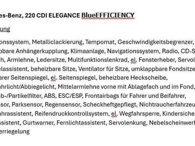 Mercedes E220
