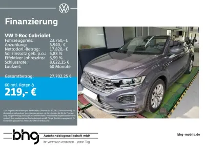 Gebraucht VW T-Roc R-line 150 PS (110 kW) 2021 Schwarz SUV