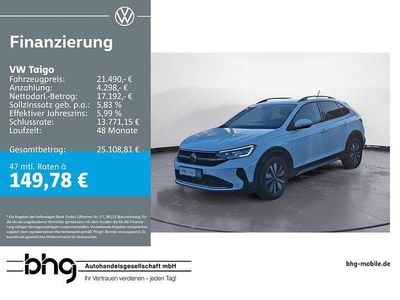 Gebraucht VW Taigo Move 110 PS (80 kW) 2024 Weiß SUV