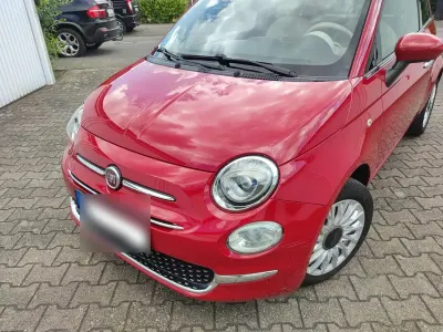 Gebraucht Fiat 500 Lounge 69 PS (50 kW) 2017 Rot Kleinwagen