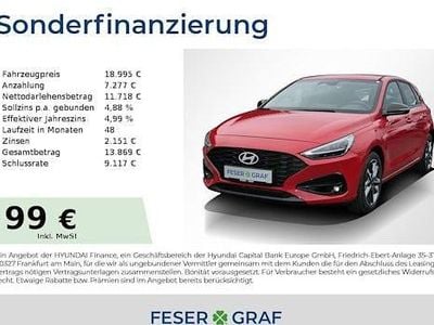 Second-hand Hyundai i30 Advantage 116 CP (85 kW) 2025 Roșu Berlinǎ