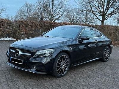 Brugt Mercedes C200 AMG 184 HK (135 kW) 2018 Sort Coupe