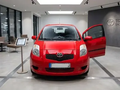 Gebraucht Toyota Yaris 69 PS (50 kW) 2007 Rot Kleinwagen