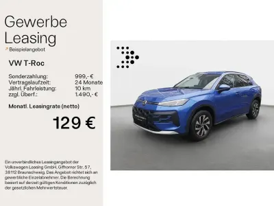 Neu VW T-Roc Cabriolet Life 116 PS (85 kW) 2026 Blau SUV