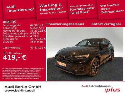 Gebraucht Audi Q5 S-Line 299 PS (219 kW) 2023 Mythosschwarz metallic SUV