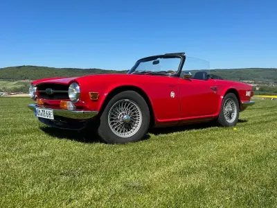 Usata Triumph TR6 143 CV (105 kW) 1971 Rosso Cabrio