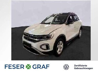 Pure white deep black perleffekt Gebraucht 2023 VW T-Roc Style SUV | 26.901 € (Fairer Preis)