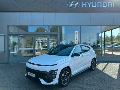 Gebraucht Hyundai Kona N Line 199 PS (146 kW) 2023 Weiß SUV