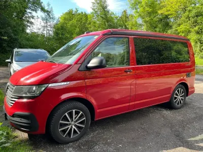 Gebraucht VW California Coast 150 PS (110 kW) 2022 Rot Van