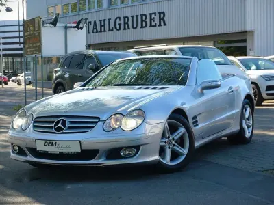 Brugt Mercedes SL350 272 HK (200 kW) 2007 Sølv Cabriolet