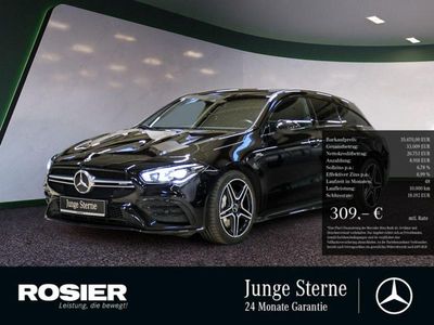 Gebraucht Mercedes CLA35 AMG Shooting Brake AMG 306 PS (225 kW) 2021 Schwarz / nachtschwarz Kombi