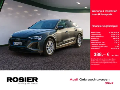 Gebraucht Audi Q8 Sportback e-tron S-Line 250 kW (340 PS) 2024 Daytonagrau perleffekt SUV