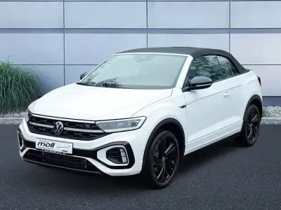 Gebraucht VW T-Roc Cabriolet R-line 150 PS (110 kW) 2025 Weiß Cabrio