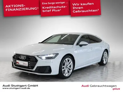 Gebraucht Audi A7 Sportback S-Line 299 PS (219 kW) 2023 Weiss Kleinwagen