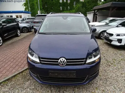 Gebraucht VW Sharan Highline 150 PS (110 kW) 2019 Blau Van / Kleinbus