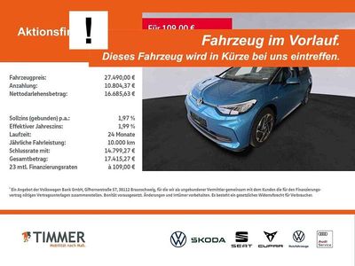 Second-hand VW ID.3 Pro 150 kW (204 CP) 2023 Albastru Hatchback