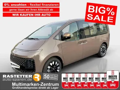Nowe Hyundai Staria Signature 224 KM (164 kW) 2025 Niebieski Minivan