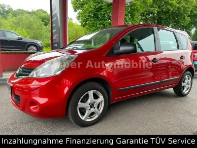 Gebraucht Nissan Note Visia 88 PS (64 kW) 2009 Rot Kleinwagen