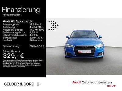 Usata Audi A3 Design 150 CV (110 kW) 2018 Blu Berlina