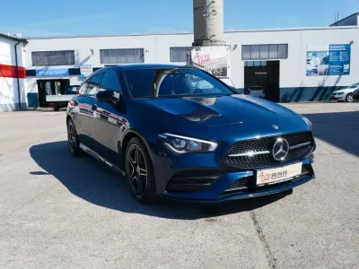 Gebraucht Mercedes CLA250 AMG line 224 PS (164 kW) 2023 Denimblau Coupé