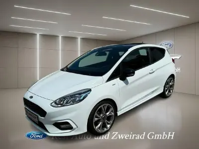 Gebraucht Ford Fiesta ST-Line 101 PS (74 kW) 2018 Weiß Kleinwagen