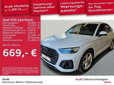 Gebraucht Audi SQ5 Sportback Ambiente 341 PS (250 kW) 2022 Gletscherweiß metallic SUV
