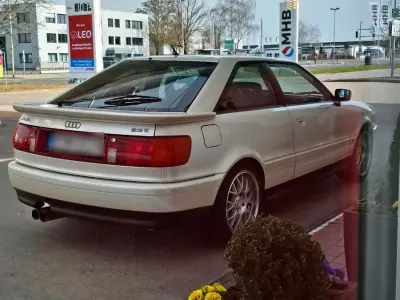Gebraucht Audi Coupé 1991 Weiß Coupé