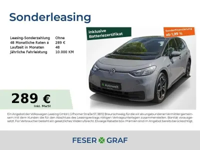 Brugt VW ID.3 Pro Performance 150 kW (204 HK) 2022 Grå Hatchback