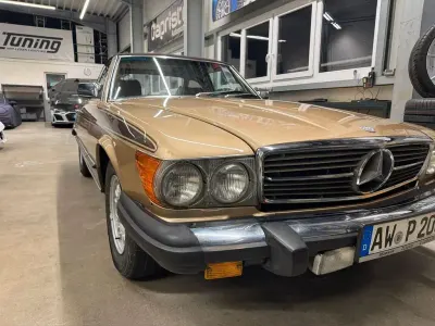 Gebraucht Mercedes SL380 155 PS (114 kW) 1985 Beige Cabrio