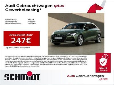 Distriktgrün metallic Gebraucht 2025 Audi A3 Sportback e-tron Advanced Kleinwagen | 37.840 € (Fairer Preis)