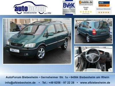 Gebraucht Opel Zafira Executive 147 PS (108 kW) 2002 Grün metallic Van / Kleinbus