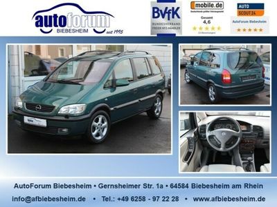 Grün metallic Gebraucht 2002 Opel Zafira Executive Van / Kleinbus | 6.499 €