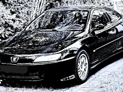 Gebraucht Peugeot 406 Coupe 207 PS (152 kW) 2000 Schwarz Coupé